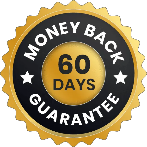 Joseph's Well 60-day money back guarantee badge